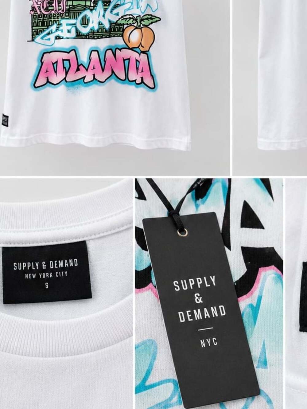 Supply & Demand Atlanta Georgia Graphic Print Short Sleeve T-Shirt